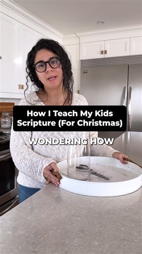 Holy Pals - Christian PJs For The Whole Family on Instagram: "How I teach my kids scripture (for Christmas) ⭐ Want the free printable calendar to keep Christ in Christmas? Comment “ADVENT” and we’ll send the link! #adventcalendar #christianfamily #christmas #scripture #holypals"
