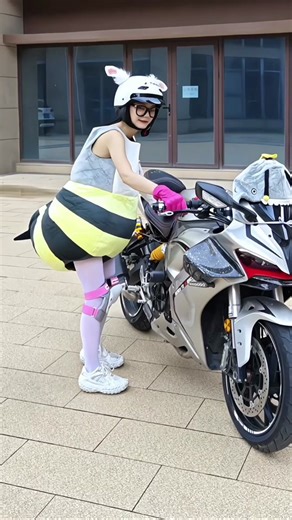 I'm a bumblebee🐝🐝#moto #motogirl #bikegirl #motorcycle #motorbike #motolife #bikelover #tiktok #fyp