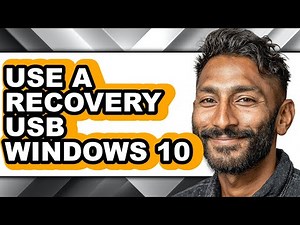How to Use a Recovery Usb Windows 10 (only Way)