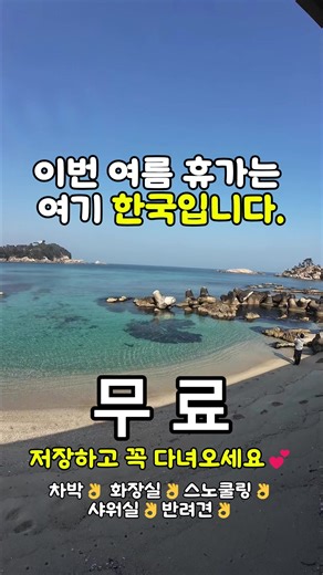 차박 캠핑 낚시 전문가의 여름 휴가 추천