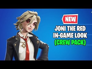 *NEW* Joni The Red Skin Gameplay - Fortnite Crew Pack Showcase