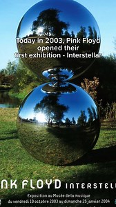 Today in 2003, Pink Floyd opened their Interstellar exhibition in Paris #PinkFloyd #Interstellar #Paris #Museum | Pink Floyd