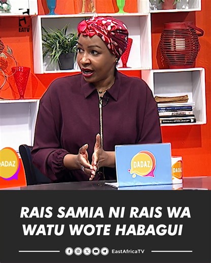 Mwanzilishi wa Shule Direct na Mdau wa Maendeleo ya Elimu,Mafunzo ya Ujasiriamali kwa Wanawake @farajanyalandu akimuelezea Rais wa Jamhuri ya Muungano wa Tanzania Dkt @samia_suluhu_hassan kuwa ni Rais wa watu wote habagui. #DADAZ @msnajmapaul @zahrasalehe_ | East Africa TV