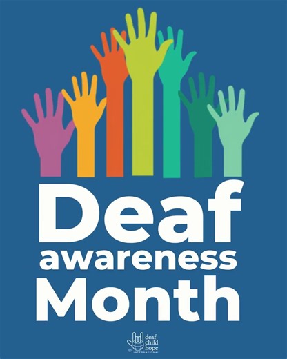 SEPTEMBER IS DEAF AWARENESS MONTH! 🤟