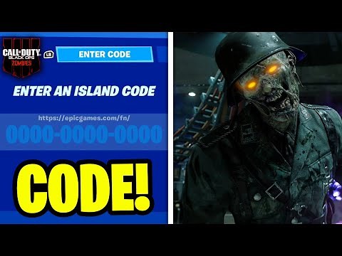 CALL OF DUTY BLACK OPS ZOMBIES MAP CODE FORTNITE CREATIVE 2.0!