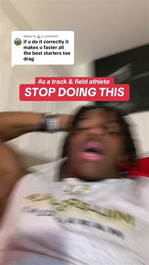 Track Sprinters Should Stop Toe Dragging Techniques