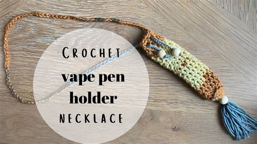 How to crochet vape holder tutorial