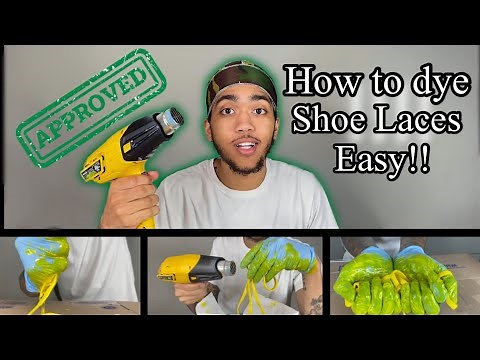 HOW TO DYE SHOE LACES | EASY TUTORIAL |