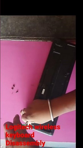 Logitech Wireless keyboard disassembly
