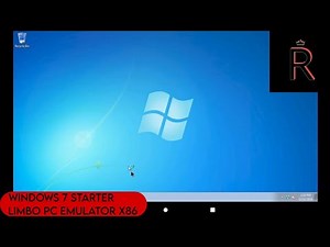 Windows 7 Starter on Limbo PC Emulator x86