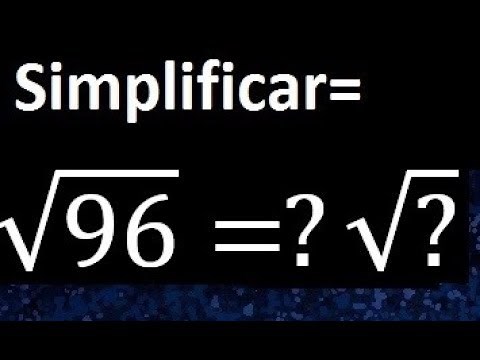 square root of 96. how to reduce the square root