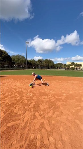 Infield conditioning/warmup drill #2 #softball #baseball