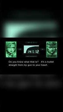 Metal Gear Solid (1998): Sniper Wolf Battle #shorts