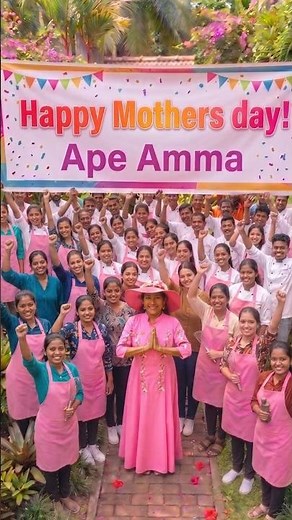 මව්වරුන්ගේ දිනයට සුභපැතුම් Happy mothers day! Apé Amma