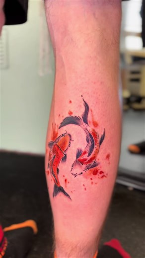 Watercolor Koi Tattoo: Elegance and Meaning