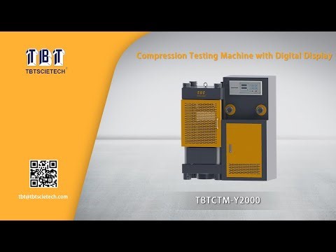TBTCTM-Y2000 Compression Testing Machine with Digital Display
