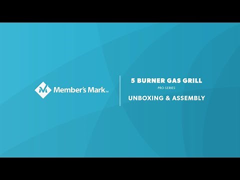 Member's Mark Pro Series 5 Burner Assembly and Unboxing