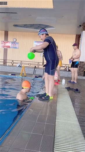 He thought they were all pouring water! 😂 #prank #swimmingpool #viral