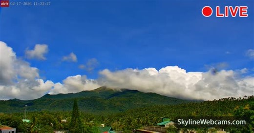 【LIVE】 Live Cam Bulusan Volcano - Philippines | SkylineWebcams