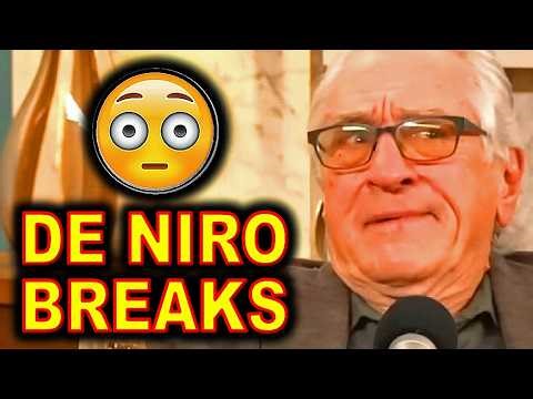 Robert De Niro CRIES Like a Baby TODAY on MS NOW Over the POTUS.....