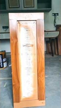 realistic wood grain effect on window shutter #WoodEffect #artificialwood #WoodGrainFinish #ganda