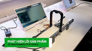 Đây là một dự án Phát hiện Sản phẩm lỗi (Defect Detection) với Raspberry Pi Zero 2 W, Raspberry Pi AI Camera và băng chuyền mini. Bạn hoàn toàn có thể train Raspberry Pi AI Camera để nhận dạng sản phẩm lỗi và triển khai thực tế. Cytron Việt Nam sẽ sớm xuất bản hướng dẫn chi tiết cũng như chương trình mẫu. 📸 Raspberry Pi AI Camera - https://www.cytrontech.vn/p-raspberry-pi-ai-camera?tracking=vnfb 🤖 Raspberry Pi Zero 2 W - https://www.cytrontech.vn/p-raspberry-pi-zero-2-w-with-header?tracking=vn