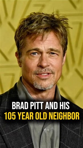Brad Pitt allowed the old man to live for free for the rest of his life 🔥