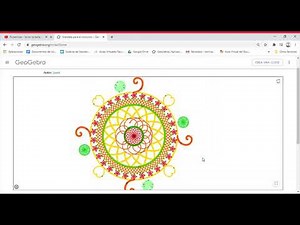 Mandala en Geogebra
