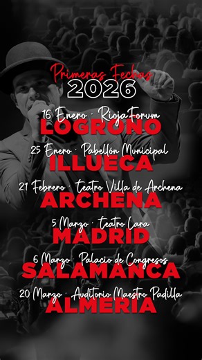 La gira 2026 arranca sin frenos, con Sabina en las venas y el alma en vilo. 500 noches no bastan para pagar lo que Joaquín nos dio ❤️ | 500 Noches Banda