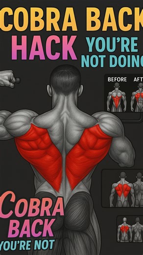 📌Cobra Back Hack You’re NOT Doing!💪🏻💥 ✅Save & try💯 #VShapeBack #CobraBack #LatsWorkout #BackDayEveryday #FitnessReels #GymMotivation #BodybuildingLifestyle #FitFam #BackExercises #worldwidefitness | Vineet Kala