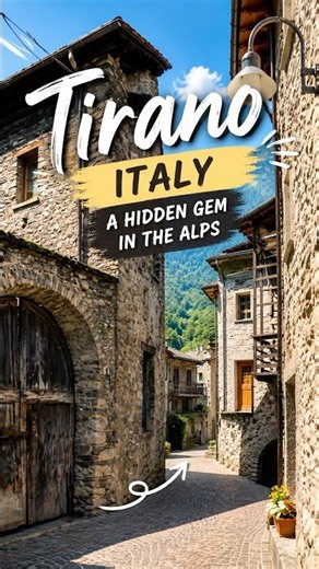 Tirano, Italy 🇮🇹 | A Beautiful Town Near Switzerland ✨ #shorts