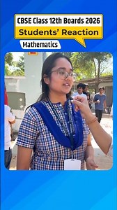 CBSE 12th Maths Exam 2026 🔥 Student Reactions & Paper Review