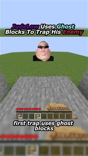 Ghost Blocks Are Actually Insane #minecraft #shorts #trap