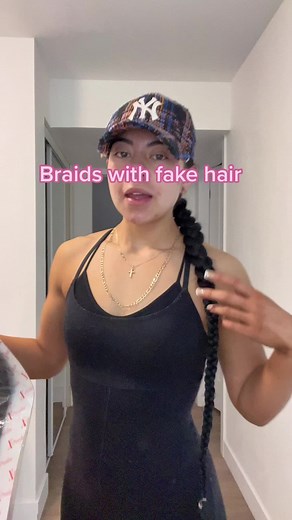 How to Braid Your Hair with Fake Hair - Tutorial