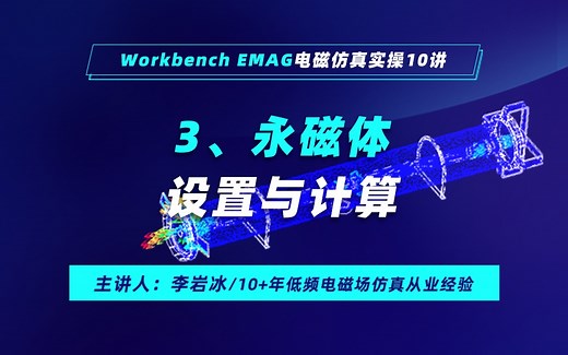 永磁体设置与计算—【Workbench EMAG电磁仿真实操21讲】