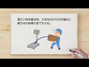 重たい物も楽に量れる、超薄型はかりを使った計量システムのご紹介！