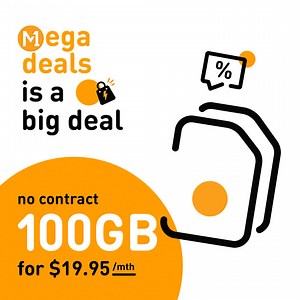 What a mega great deal! Get 100GB on our SIM-only plan for just $19.95/mth with free 1-year supply of Nature's Farm buffered Vitamin C (worth $358.80)! No contract 100GB SIM-only plan for $19.95/mth ✔ 100GB for 1st 12 months ✔ Free 1-year* supply of Nature's Farm buffered Vitamin C (Promo code: M1VITC) ✔ Free True 5G for 1st 3 months ✔ 1,000 Mins, 1,000 SMS ✔ Free Unlimited Calls to 3 M1 numbers ✔ Free Unlimited Weekend Data *T&Cs apply. Learn more at m1.com.sg/megadeals | M1