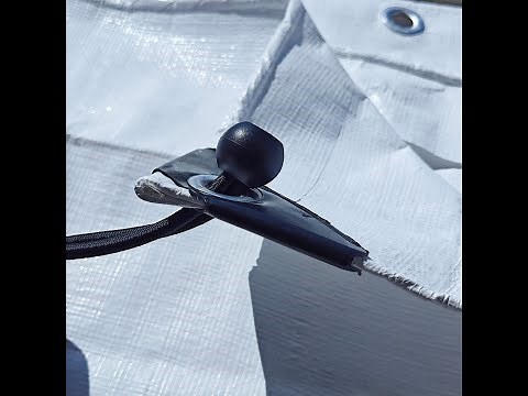 tarps tie downs (how to use ball ties)