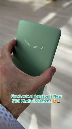 First Look at Amazon's New Kindle in Matcha