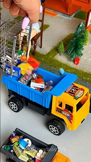 Garbage Truck & Dump Truck Toy Unboxing 🚛 | Kids Toys Sanitation Vehicle Play & Demo #cartoon