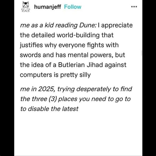 Shitposts on Saturdays: Frank Herbert may have been prescient #narrated #narration #funny #memes