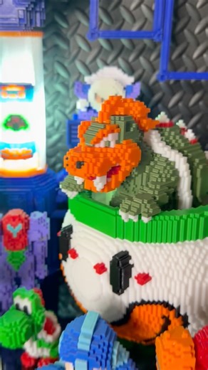 Super Nintendo Bowser 3D Voxel Model #bowser #3dprinting #retrogaming #nintendo #mario