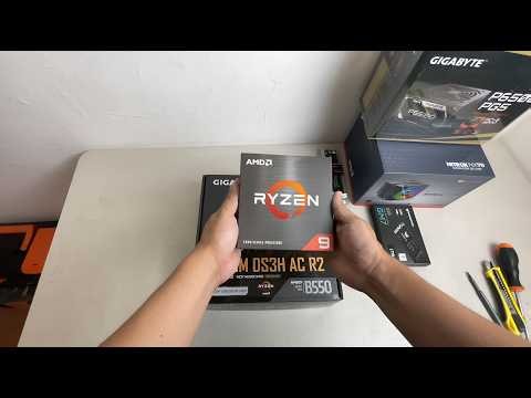 Building a Gaming PC – Pure ASMR (No Music, No Talking) | RTX 5060 + Ryzen 9 5900XT