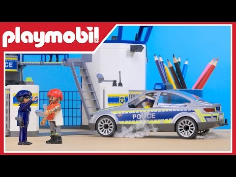 Nouvel épisode | Prisonnier FARCE! Voiture de police COINCÉE! | Playmobil en Français | Aventure
