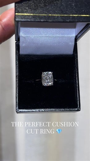 10 years later… he upgraded the ring 💎✨ The client wanted to create a bespoke piece designed to feel like her original ring, just elevated. Same love. Bigger diamond. 💍 💎 Centre Stone: 3ct elongated cushion E/VVS2 💍 Setting: Platinum cathedral setting 💰 Price: DM for details ⏰ Build Time: Ready in 4 weeks 🌍 Delivery: Worldwide shipping or collection from our Mayfair, London office. 📱 DM us your budget and design idea and we will create yours 💎 #engagementring #cushioncut #diamondring #la