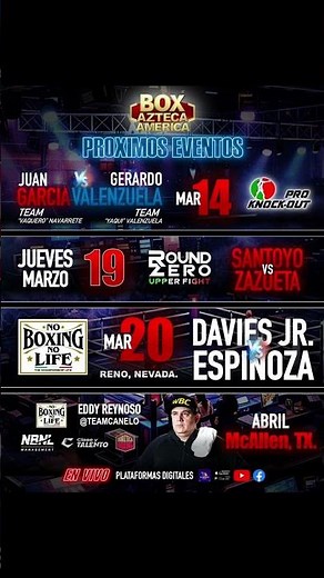 Real Boxing 🔥 | March Schedule from "The Home of Boxing in America"