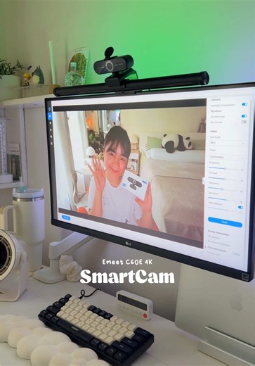 Emeet C60E SmartCam: Video Quality for Desk Setup