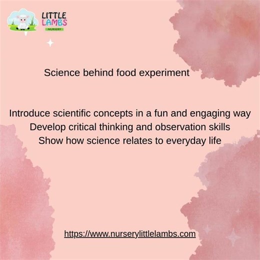 Science behind food experiment
