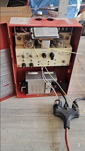 1959 Dictograph Model 55 Home Fire Alarm panel (W/ Model F heat detector and Amseco MBL-10 Bell)