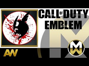 COD Advanced Warfare Emblem Tutorial - Akame ga Kill Night Raid Logo